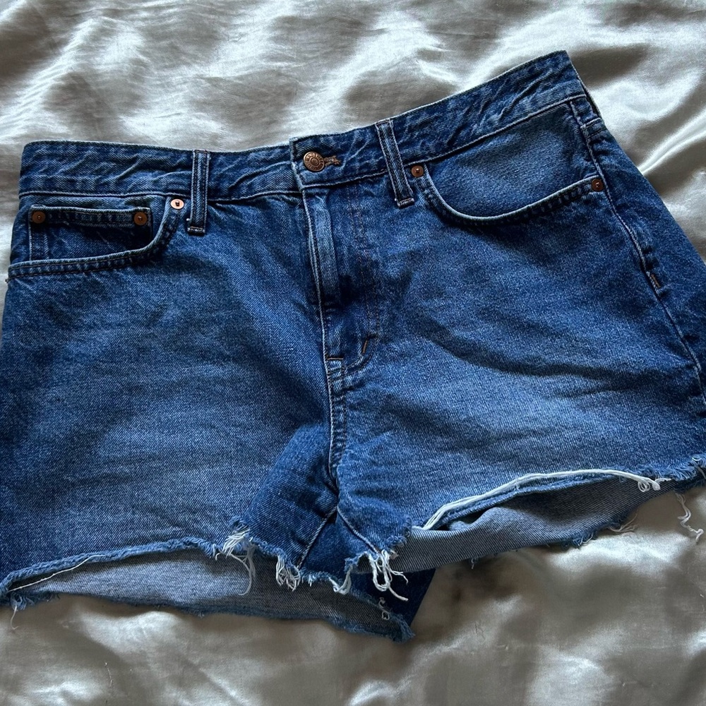 Madewell Dark Blue Jean Shorts